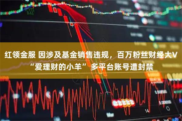 红领金服 因涉及基金销售违规，百万粉丝财经大V“爱理财的小羊” 多平台账号遭封禁